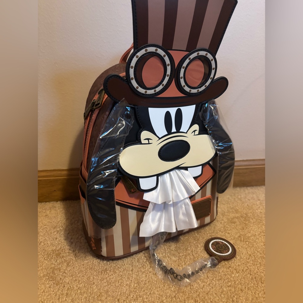 Loungefly Steampunk Goofy HTF Rare Mini Backpack - Picture 2 of 14